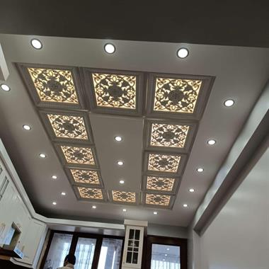 Avangarde Beyaz Altın Pvc Tavan Paneli 60*60 cm