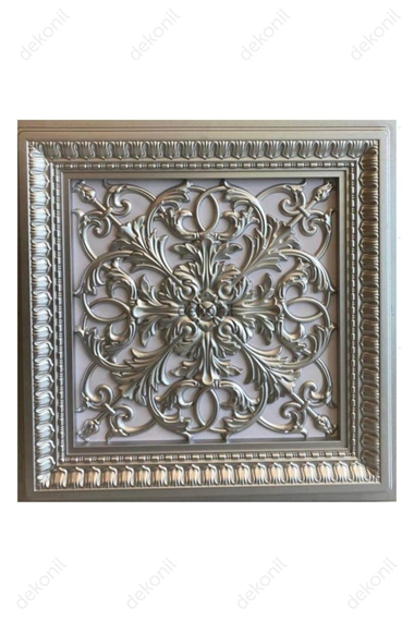 Avangarde Gümüş Pvc Tavan Paneli 60*60 cm