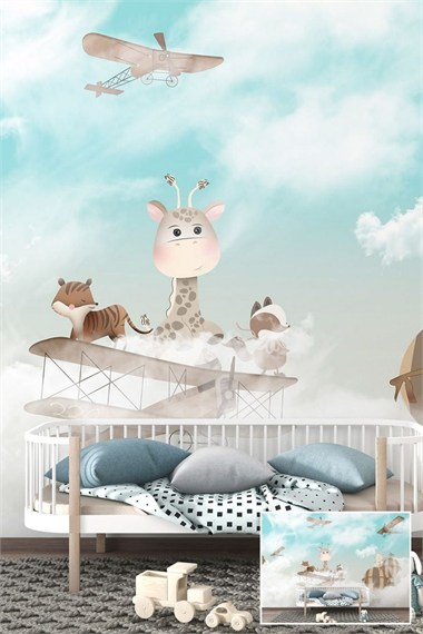 Baby Room Personalized Print Wallpaper