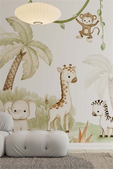 Baby Room Personalized Print Wallpaper