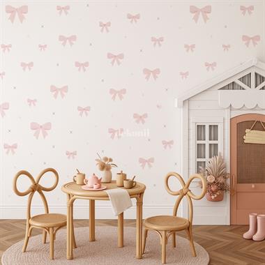 Bebek Odası Tekstil Tabanlı Kişiye Özel Baskı Duvar Kağıdı