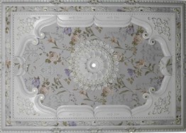 Beyaz Altın Dikdörtgen Saray Tavan 140*200 cm