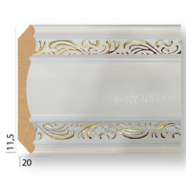 Beyaz Altın Eko Saray Kartonpiyer 11,5cm