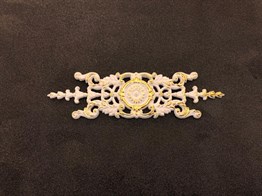Beyaz Altın Motif 8,5*30 cm