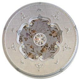 Beyaz Altın Oval Saray Tavan 150cm