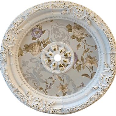 Beyaz Altın Oval Saray Tavan 90cm