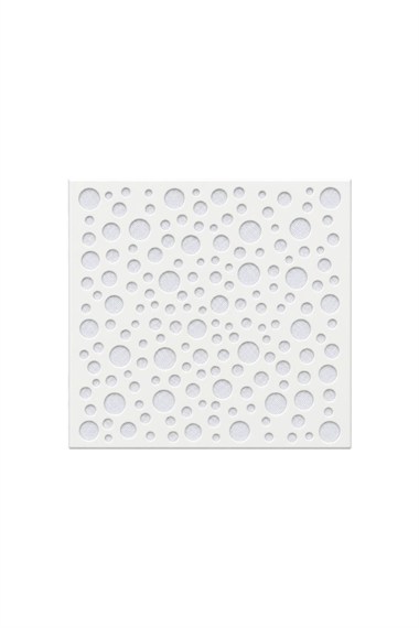 Beyaz Damla Clip-in (Klipin) PVC Asma Tavan Kaplama Paneli 30*30 cm