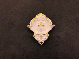 Beyaza Altın Kartonpiyer İç Köşe Motif 17*13 cm