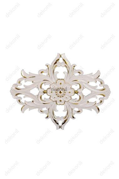Beyaza Altın Saray Tavan Motif 28,5*37,5 cm