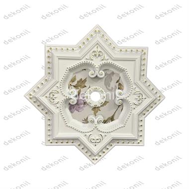 Beyaza Altın Yıldız Saray Tavan 60cm
