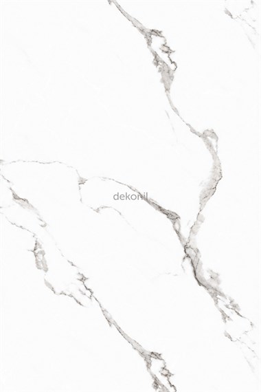 Bianco Beyaz Mermer Desenli PVC Duvar Paneli 122x244 cm