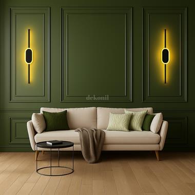 Black Eclipse Şarjlı Kablosuz LED Aplik