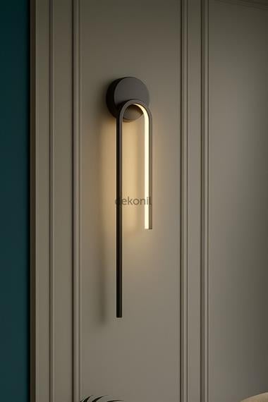 Black İgnis Şarjlı Kablosuz LED Aplik