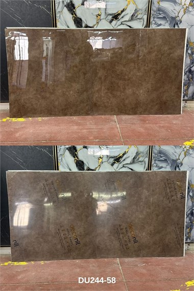 Bronz Beton Desenli PVC Duvar Paneli 122x244 cm
