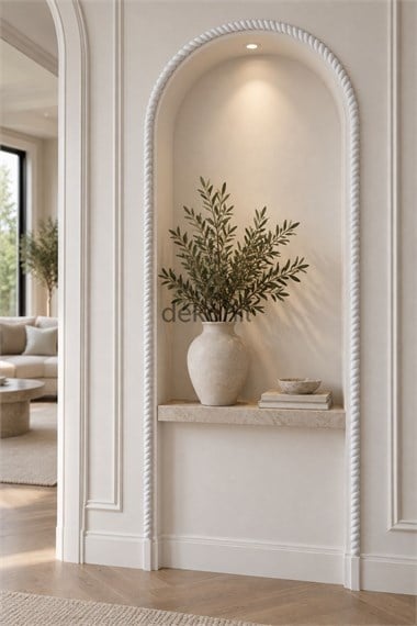 Burgu Boyanabilir Esnek Duvar Çıtası 1,3*100*0,6cm