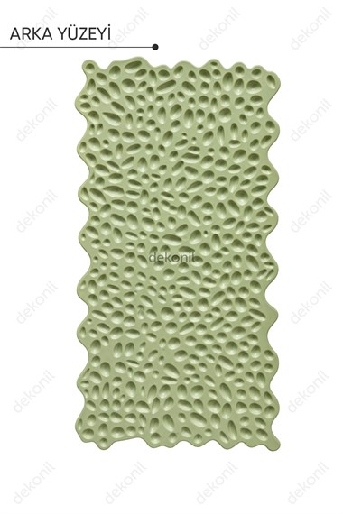 Çakıl Taşı Desenli 3D Poliüretan Duvar Paneli 60*120*2,5 cm