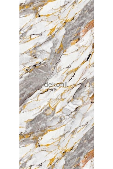 Calacatta Luxe Mermer Desenli PVC Duvar Paneli 122x244 cm