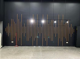 Walnut Oak Paneled Corner Module 3cm