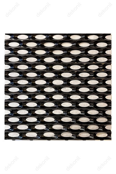 Damla Siyah PVC Tavan Paneli 57*57cm