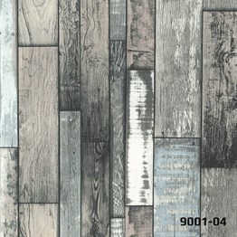 Deco Stone 9001-04 Turkuaz Ahşap Desenli Duvar Kağıdı Modelleri ve Fiyatları