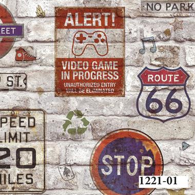 Decowall Deco Junior Kids Room Wallpaper 1221-01