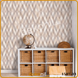 Decowall Orlando 1507-02 Geometrik Duvar Kağıdı
