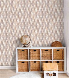 Decowall Orlando 1507-02 Geometrik Duvar Kağıdı