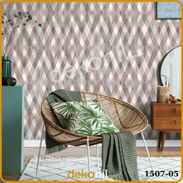 Decowall Orlando 1507-05 Geometrik Duvar Kağıdı