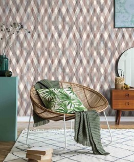 Decowall Orlando 1507-05 Geometrik Duvar Kağıdı