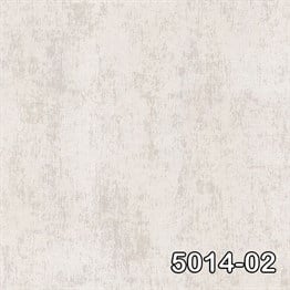 Decowall Retro 5014-02 Simli Beyaz Düz Duvar Kağıdı