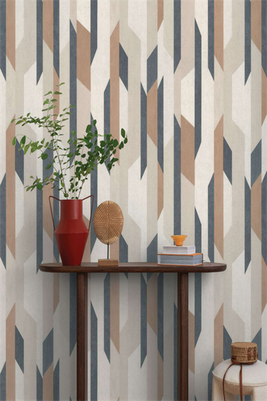 Decowall Rina Geometrik Desenli Duvar Kağıdı 707-02