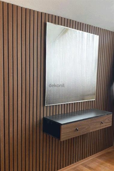 Dekonil Ahşap Siyah Tavan ve Duvar Lambri 21cm