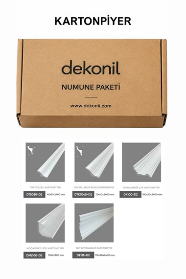 Dekonil Boyanabilir Profil Numune Paketi
