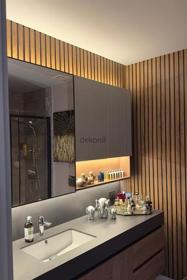 Dekonil Kara Çam Tavan ve Duvar Lambri 21cm