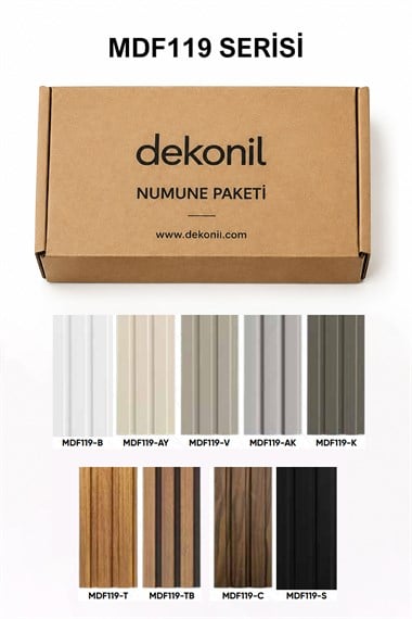 Dekonil MDF Lambri Numune Paketi