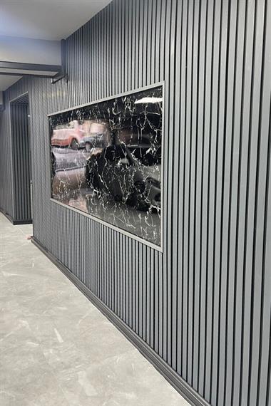 Dekonil Siyah Antrasit Tavan ve Duvar Lambri 21cm