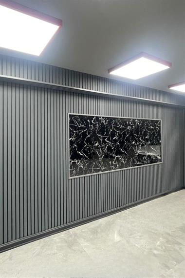 Dekonil Siyah Antrasit Tavan ve Duvar Lambri 21cm