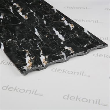 Dekonil Siyah Mermer Tavan ve Duvar Lambri 21cm