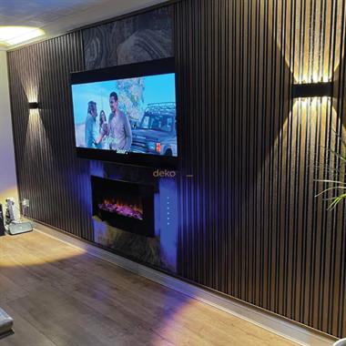 Dekonil Siyah Modern Aplik 18*9cm