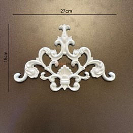 Decorative Paintable Wall Lath Motif 27*18 cm