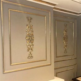 Decorative Paintable Wall Lath Motif 10*65cm