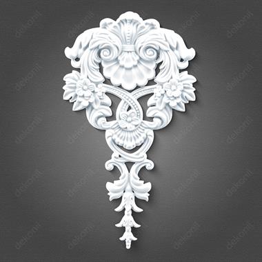 Dekoratif Poliüretan Boyanabilir Motif 52*30 cm