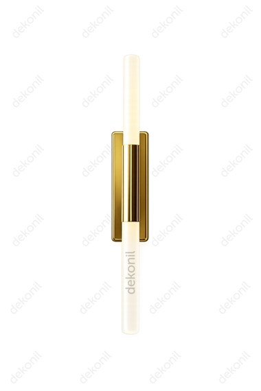 Dekorise Pilli ve Elektrikli Kullanılabilen Gold LED Duvar Aplik
