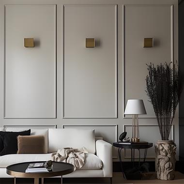 Destan 4 cm Boyanabilir Hazır Kesilmiş Duvar Çıtası Paketi 6lı (Silikon Hediyeli)