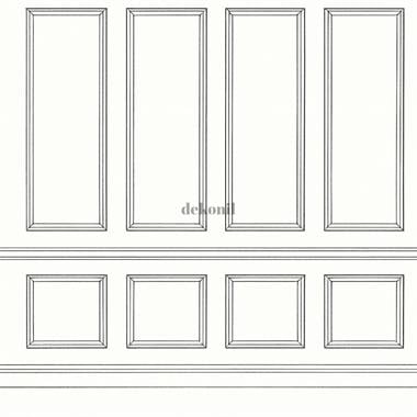 Destan 4cm Boyanabilir Bordürlü  Hazır Kesilmiş Duvar Çıtası Paketi 8li