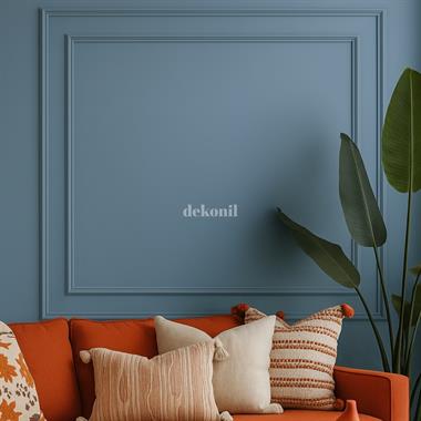 Destan 4cm ve 2,5 Boyanabilir Hazır Kesilmiş Duvar Çıtası Paketi (120*120cm)