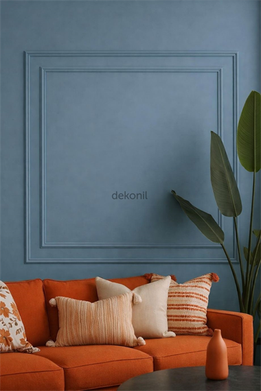 Destan 4cm ve 2,5 Boyanabilir Hazır Kesilmiş Duvar Çıtası Paketi (120*120cm)