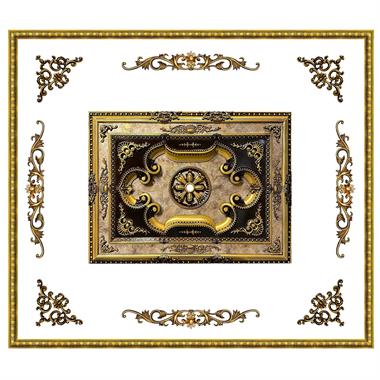 Dikdörtgen Saray Tavan Standart Paketi 90-120cm (4*3 m²)