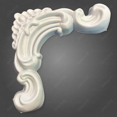 Wall Lath Interlaced Ps Corner Motif 4cm