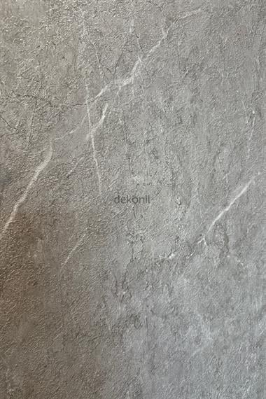 Emboss Grey Dokulu Mermer Desenli Pvc Duvar Paneli 122*244cm
